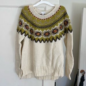 Multicolor Vintage Sweater, size small
